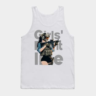Girls' Frontline Tactical Chic Tee: Where Strength Meets Style Tank Top